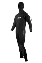 Tilos 7mm Mens Silver Armor Platinum Hooded Full Wetsuit