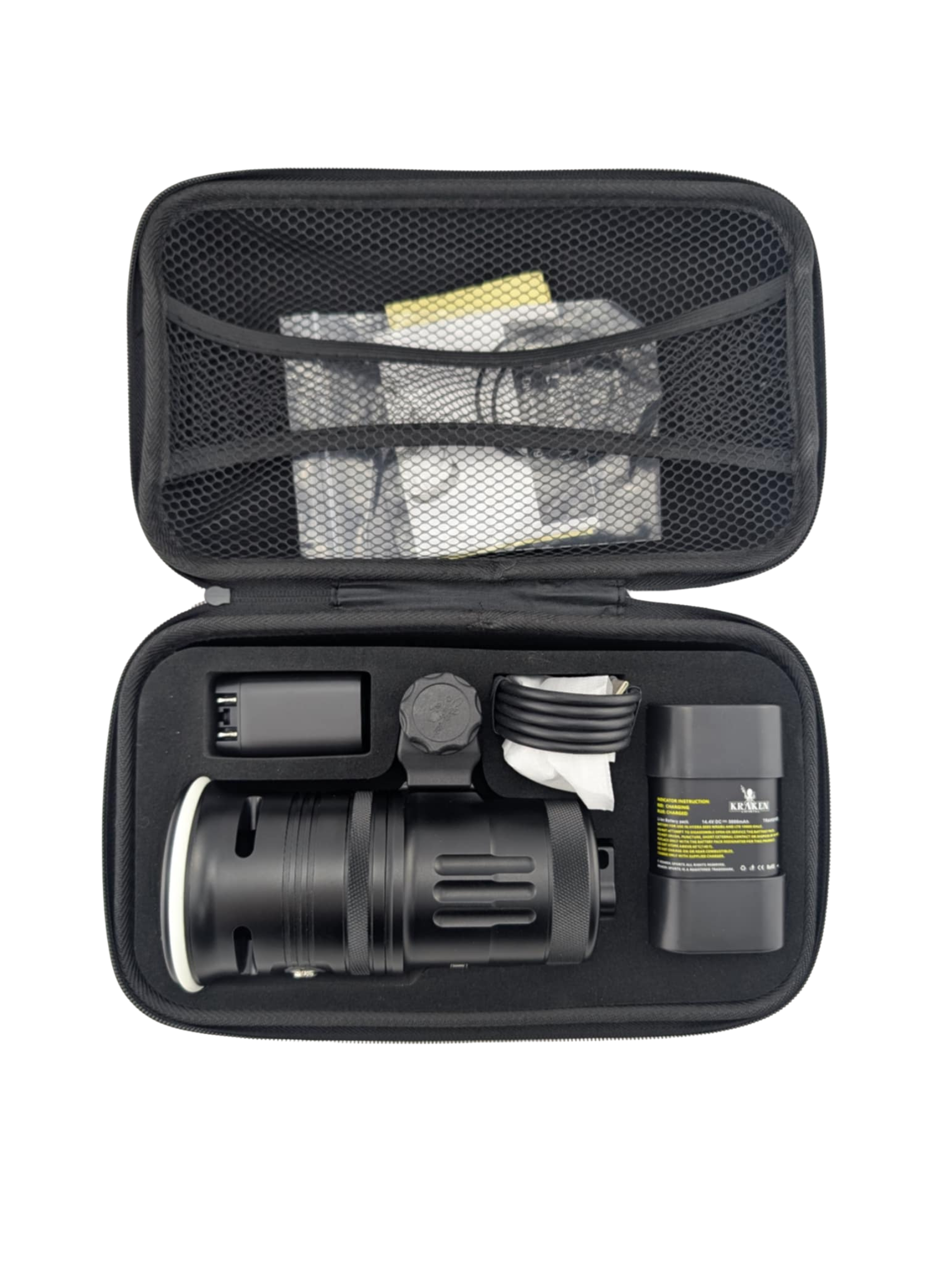 Kraken LTD 12000 12K Flood\1800 Spot Photo\Video Dive Light