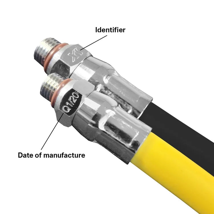 XS Scuba Rubber Regulator Low Pressure (LP) Hose