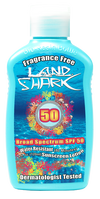 Land Shark Fragrance Free Broad Spectrum Sunscreen SPF 50+ 4oz