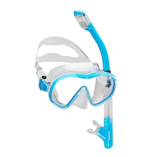 Cressi F-Dual Mask & Tao Dry Mask & Snorkel Set