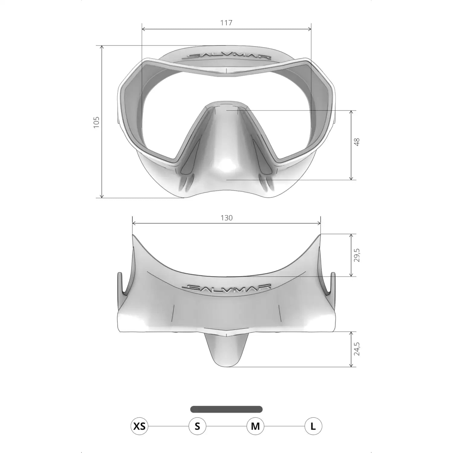 Salvimar Endless Anti-Fog Mask