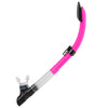 IST SN60 Semi Dry Top Snorkel with Purge and Splash Guard for Scuba Diving and Snorkeling