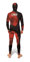 OMER Red Stone 5mm 2-Piece Men's Freediving & Spearfishing Camo Wetsuits Top & Pant Sets CLOSEOUT