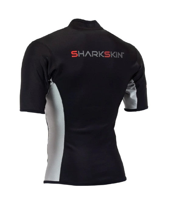 Sharkskin Mens Chillproof 2025 Short Sleeve Chest Zip Top