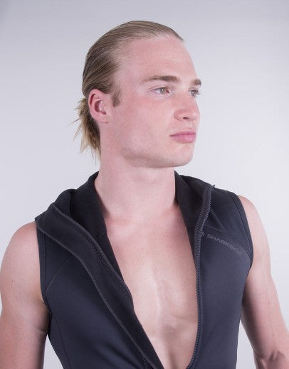 Sharkskin Mens Titanium 2 Chillproof Full Zip Hooded Vest
