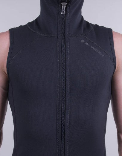 Sharkskin Mens Titanium 2 Chillproof Full Zip Hooded Vest