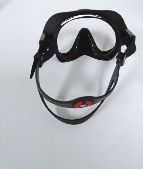 Hollis M1 Frameless Mask Wide View Low Volume Scuba Diving Snorkeling - BLACK