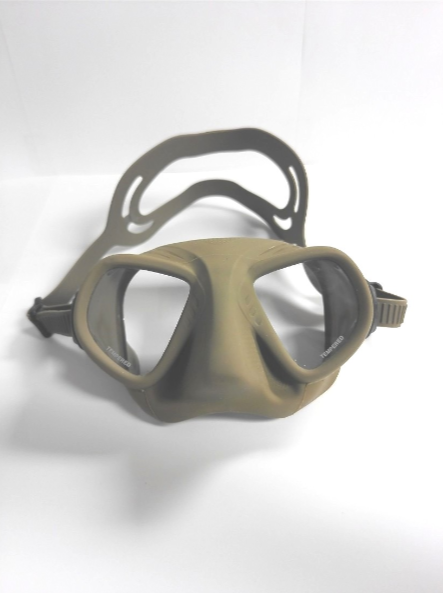 Mares X-Tream Low Volume Mask Scuba Diving Freediving Spearfishing - OLIVE