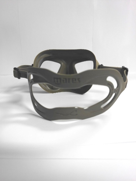 Mares X-Tream Low Volume Mask Scuba Diving Freediving Spearfishing - OLIVE