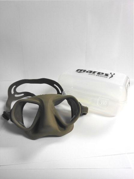 Mares X-Tream Low Volume Mask Scuba Diving Freediving Spearfishing - OLIVE