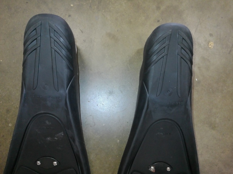 Mares Razor Pro Freediving Long Blade Full Foot Fins Spearfishing Size 43-44 BLK