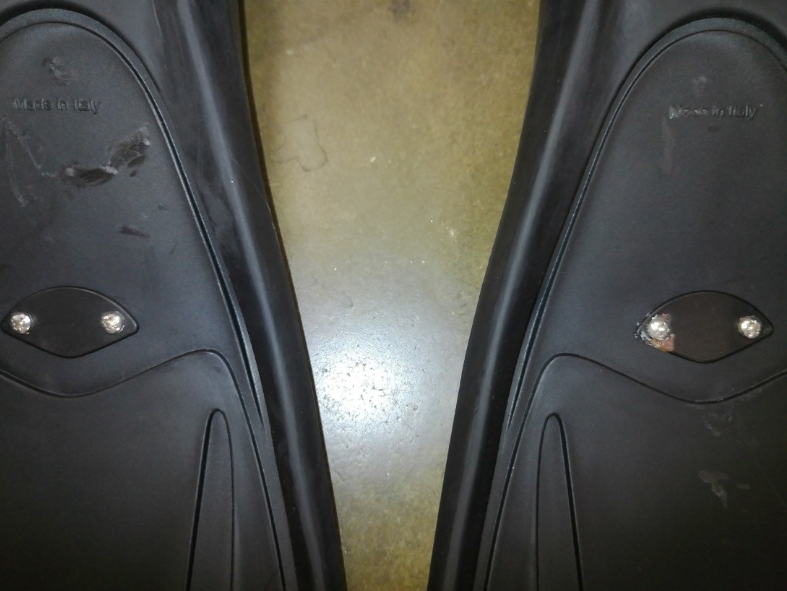 Mares Razor Pro Freediving Long Blade Full Foot Fins Spearfishing Size 43-44 BLK