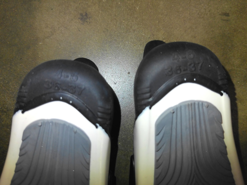 Aqualung Express Full Foot Fins Scuba Dive Snorkeling Size EU 36-37 US 4-5 WHITE