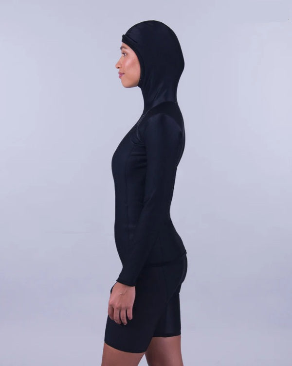 Sharkskin Womens Chillproof 2025 Long Sleeve Hooded Top