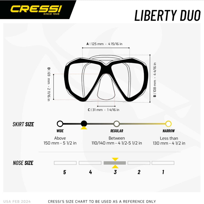 Cressi Liberty Duo Mask