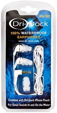 Dri-Dock Waterproof Earphones Compatible with Dri-Dock Phone