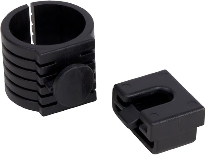 Promate Plastic Snorkel Keepers - 3 Pack Quick-Release Snorkel Clips For Oval Tubes