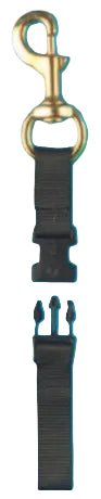 Trident Brass Swivel Snap Bolt Quick Release Clip
