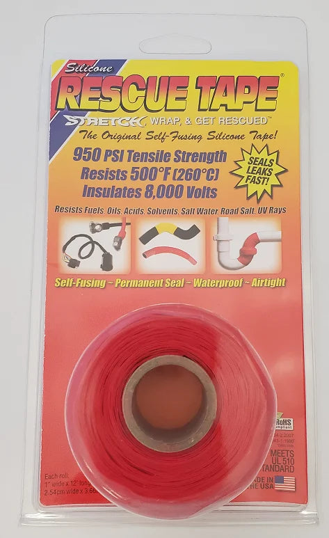 Rescue Tape Self-Fusing 700psi Strength Multi-Purpose Repair Tools