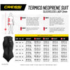 Cressi Ladies 2mm Thermic One-Piece Zip Up Swim Suit for All Water Sports Swimming, Snorkeling etc.