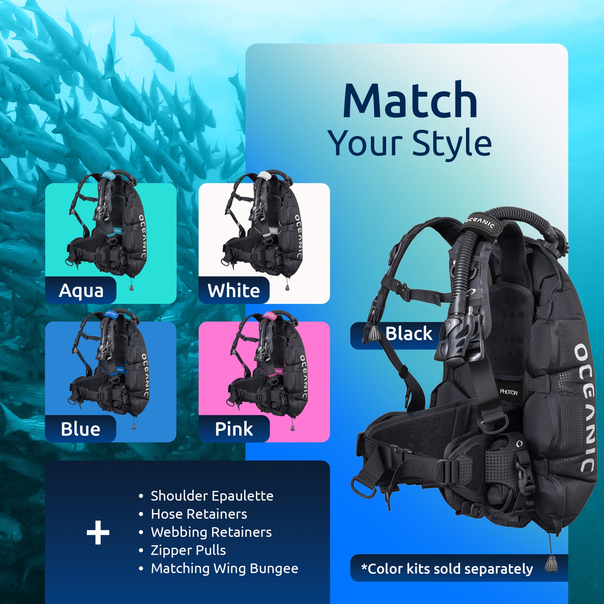 Oceanic Womens Photon Air BCD