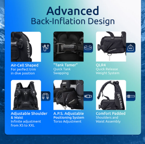 Oceanic Mens Photon Pro BCD