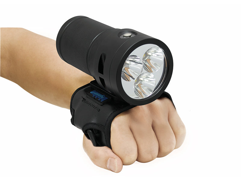 BigBlue TLG-GLOVE Tech Glove with low-profile dive light mounting bracket