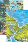 Franko's Laminated California Fish ID Cards with Dive Map