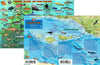 Franko's Laminated California Fish ID Cards with Dive Map