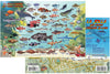 Franko's Laminated California Fish ID Cards with Dive Map