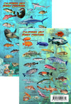 Franko's Laminated California Fish ID Cards with Dive Map