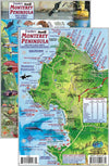Franko's Laminated California Fish ID Cards with Dive Map