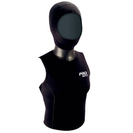 Promate 5/3mm Womens Hooded Vest with Rubber Face Seal