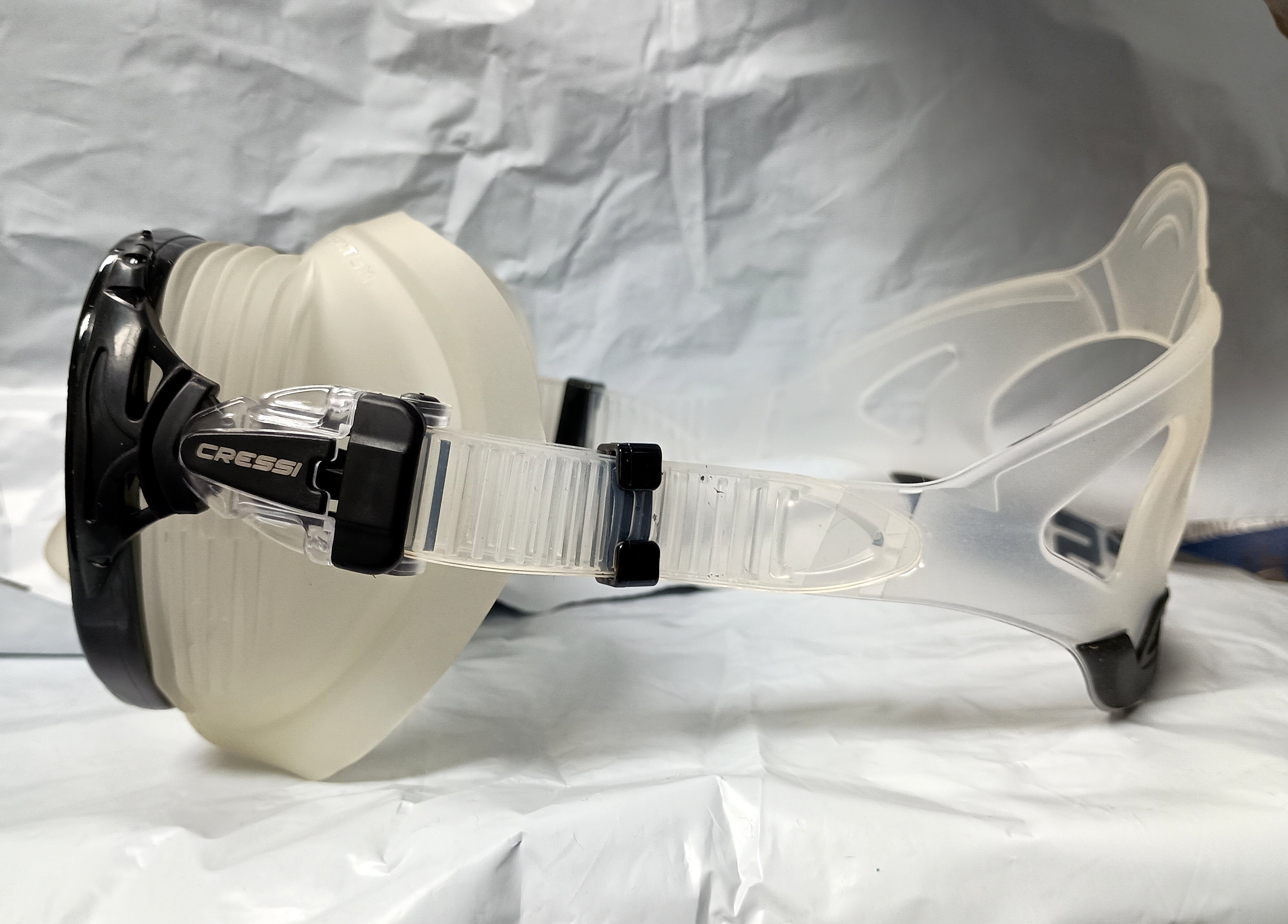 Cressi Quantum Mask 2-Lens Clear/Black