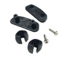 Riffe Fin Assembly Kit 2 side clips w/ screws and plates for ONE SINGLE FIN