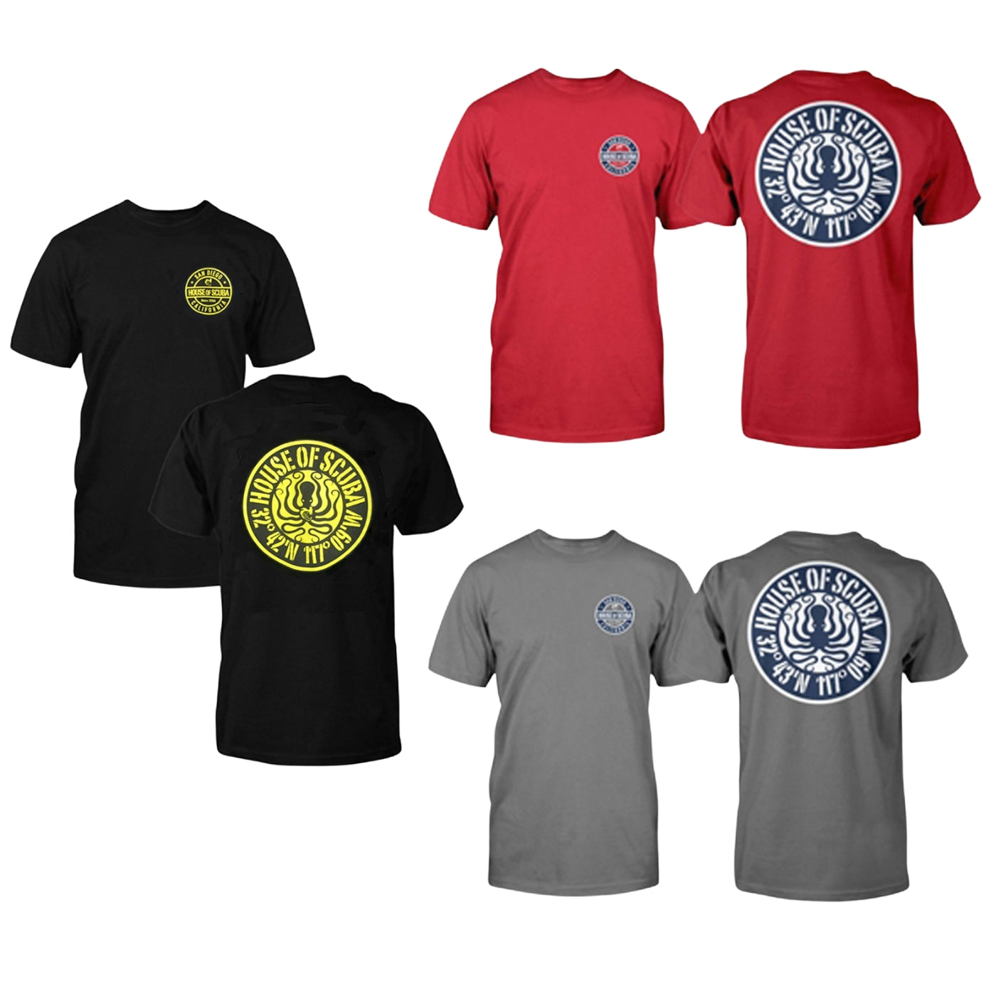 House of Scuba Octopus T-Shirt