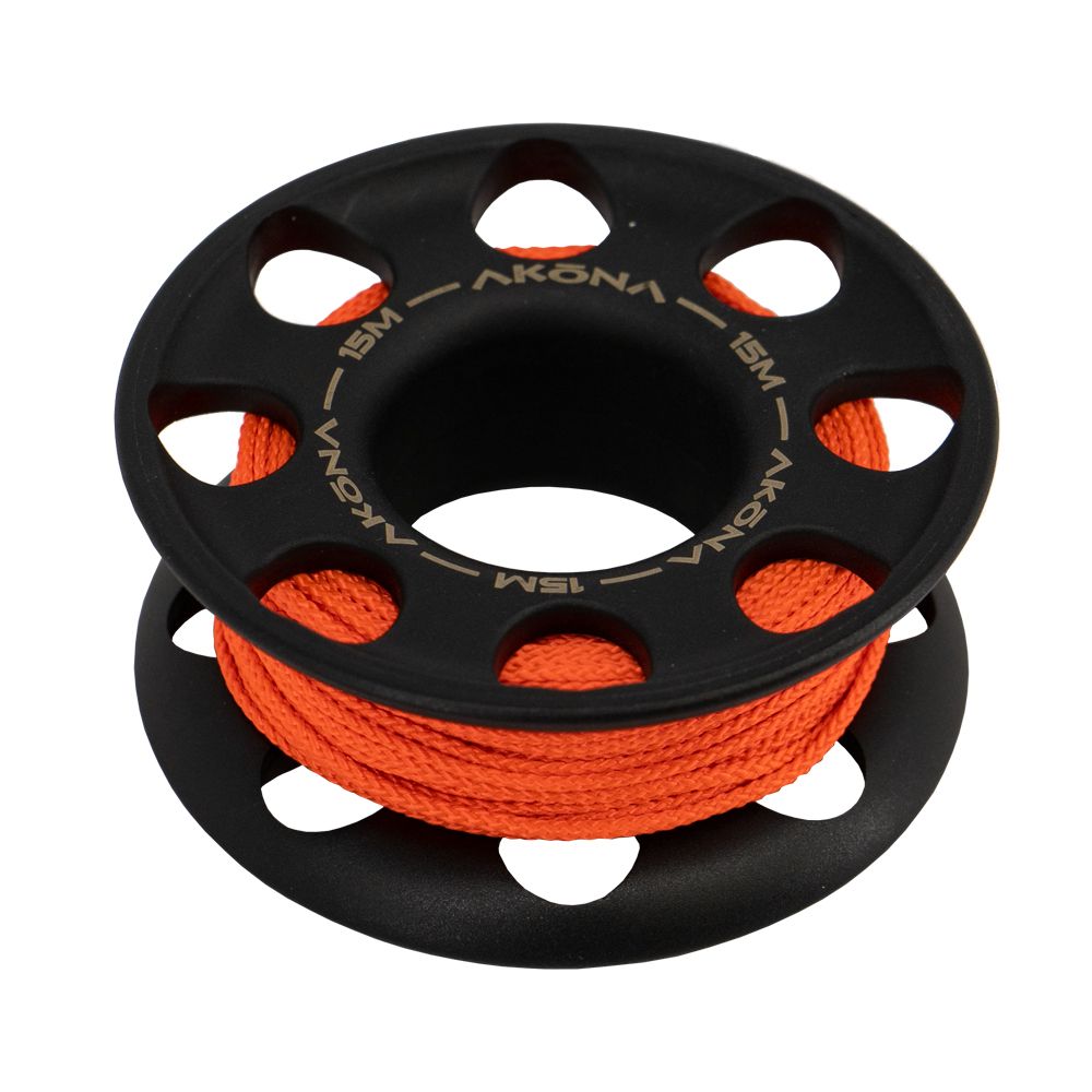 Akona Plastic Finger Spool w/ Double Ended Snap Bolt Clip