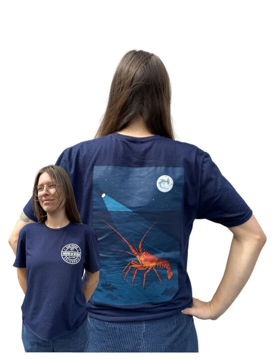 House of Scuba Night Lobster Diver T-shirt