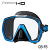 Tusa Freedom HD Super Wide Field of View Mask Scuba Diving Snorkeling