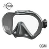 Tusa ZenSee Single Lens Scuba Diving Mask Frameless with Panoramic View