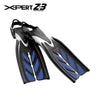 Tusa X-Pert Zoom Z3 Open Heel Adjustable Split Fins for Scuba Diving