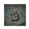 Mermaid Coin Pendant Sterling Silver Charm Necklace Ocean Sea Jewelry