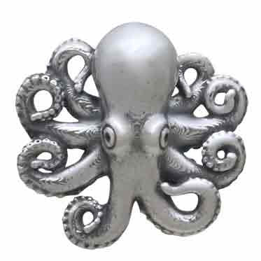 Baby Octopus Ear Studs Sterling Silver Post Earrings