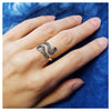 Octopus Tentacles Sterling Silver Ring, Nautical Nature Ocean Jewelry