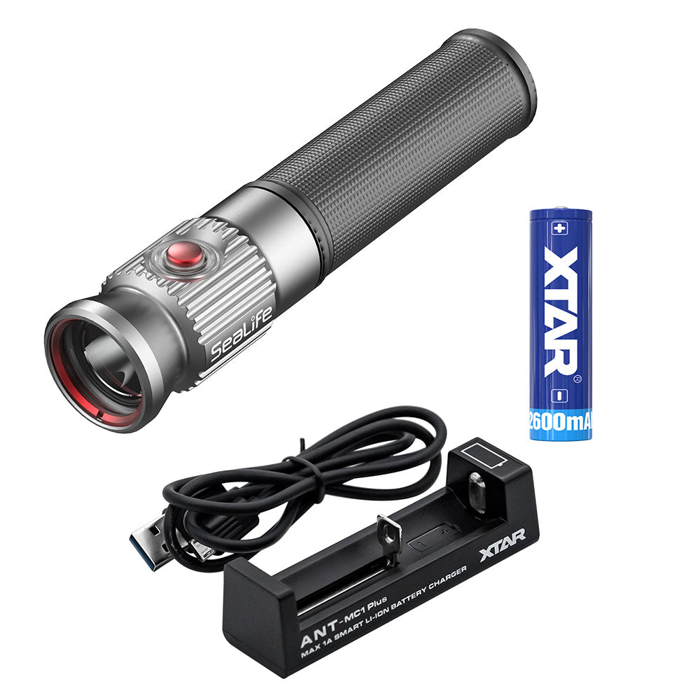 SeaLife Sea Dragon Mini 1200S Rechargeable Dive Light Power Kit