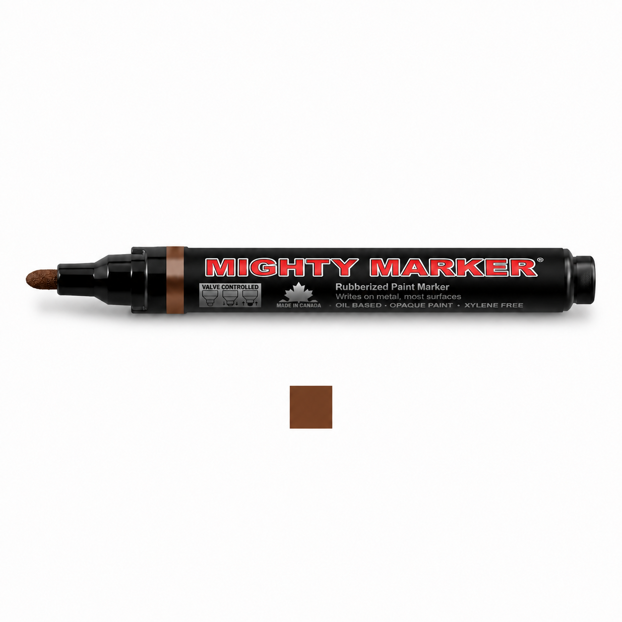 Brown Mighty Marker valve-controlled paint marker