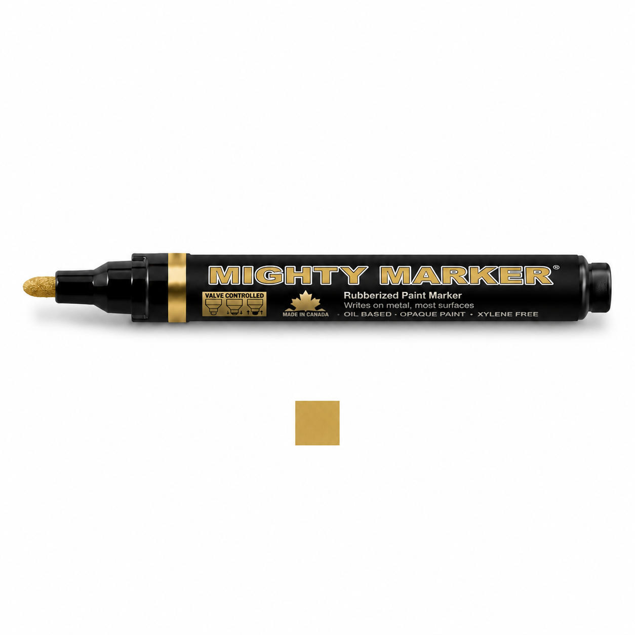 Gold Mighty Marker valve-controlled paint marker