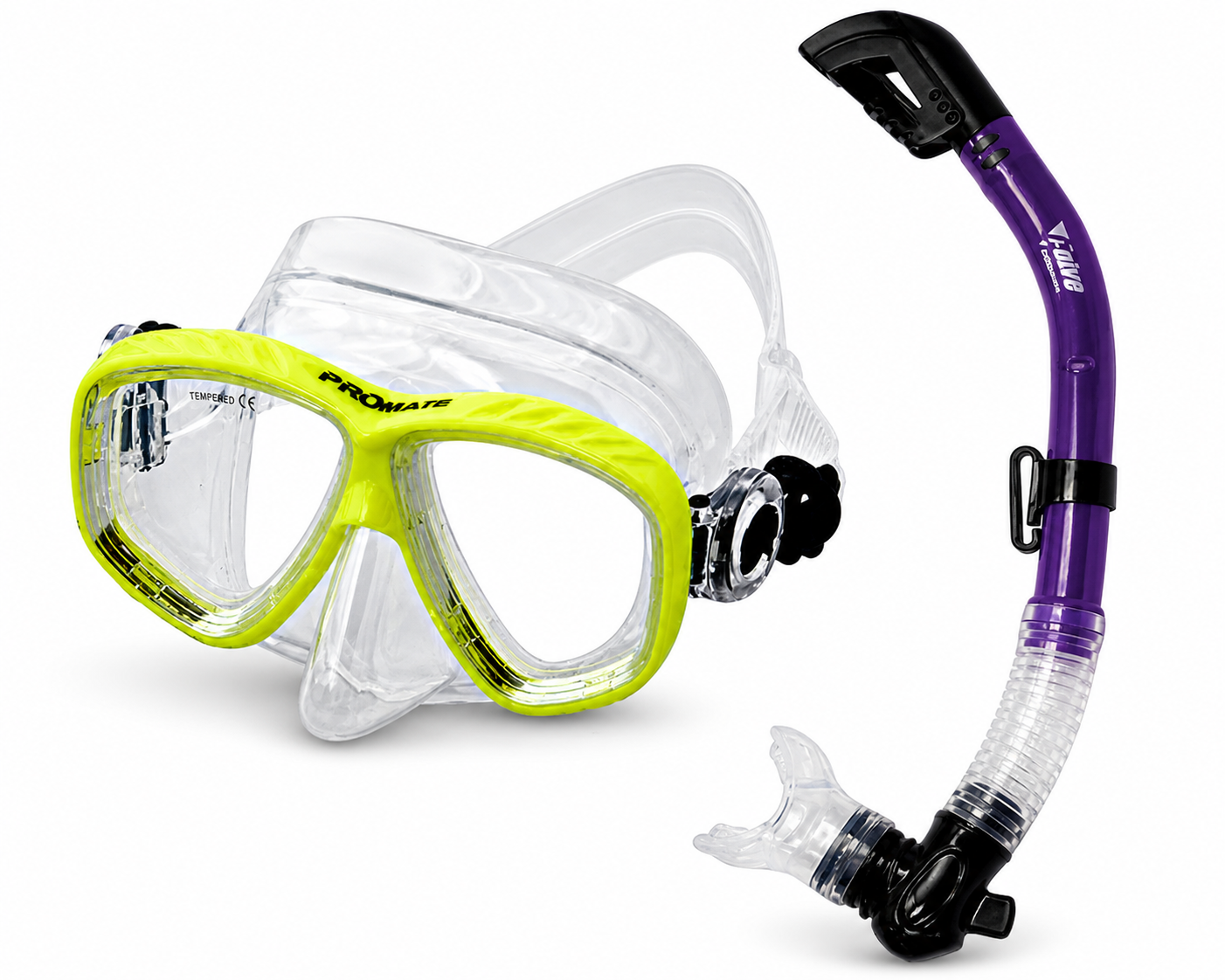 Promate Sea Sender & Cobra Dry Mask & Snorkel Set
