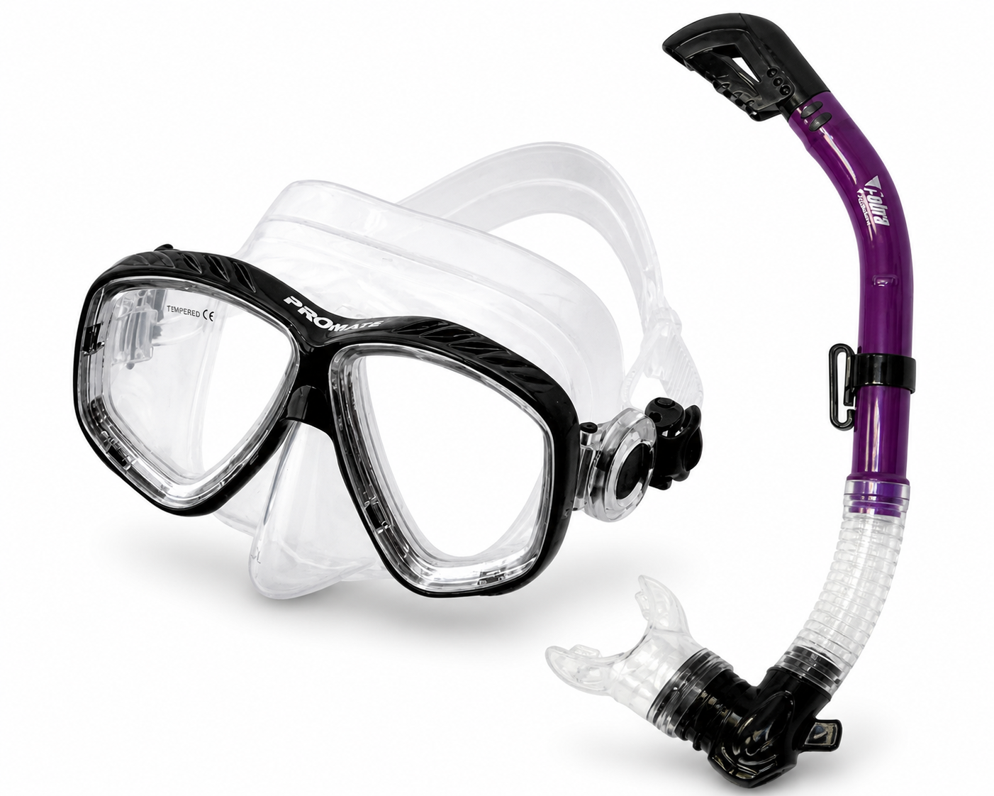 Promate Sea Sender & Cobra Dry Mask & Snorkel Set
